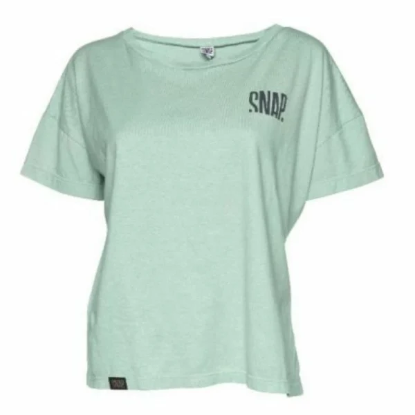 Promo 🤩 Snap Croptop Hemp – T-shirt femme ❤️ 1